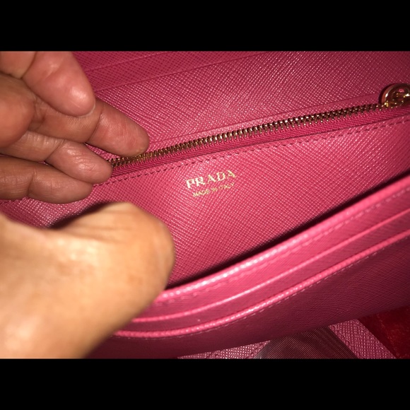 Prada pink wallet with card case - Picture 3 of 5